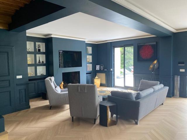La Villa Aubin Belle Demeure Avec Vue Sur Paris Montmorency Luaran gambar